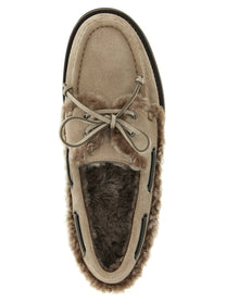 BRUNELLO CUCINELLI - BRUNELLO CUCINELLI - ’Precious Insert’ boat shoe - Women’s Shoes