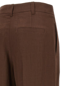 BRUNELLO CUCINELLI - BRUNELLO CUCINELLI - Linen trousers - Women’s Pants