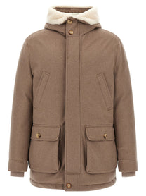 BRUNELLO CUCINELLI - BRUNELLO CUCINELLI - Flannel down jacket - Men’s Outerwear