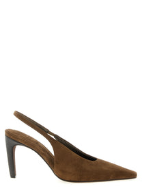 BRUNELLO CUCINELLI - BRUNELLO CUCINELLI - ’Precious Heels’ slingback - Women’s Shoes