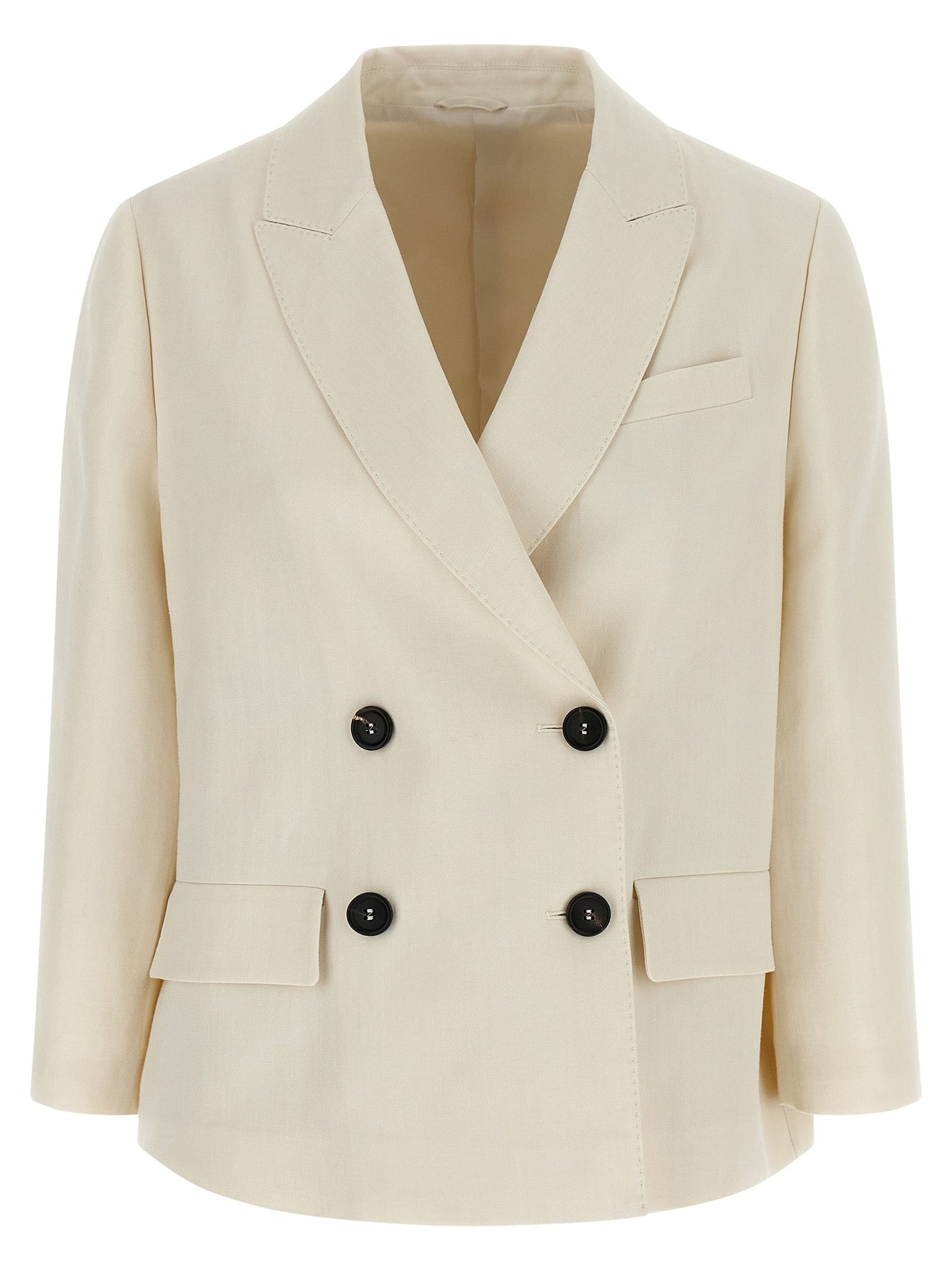 BRUNELLO CUCINELLI - BRUNELLO CUCINELLI - Double-breasted blazer - Women’s Clothing