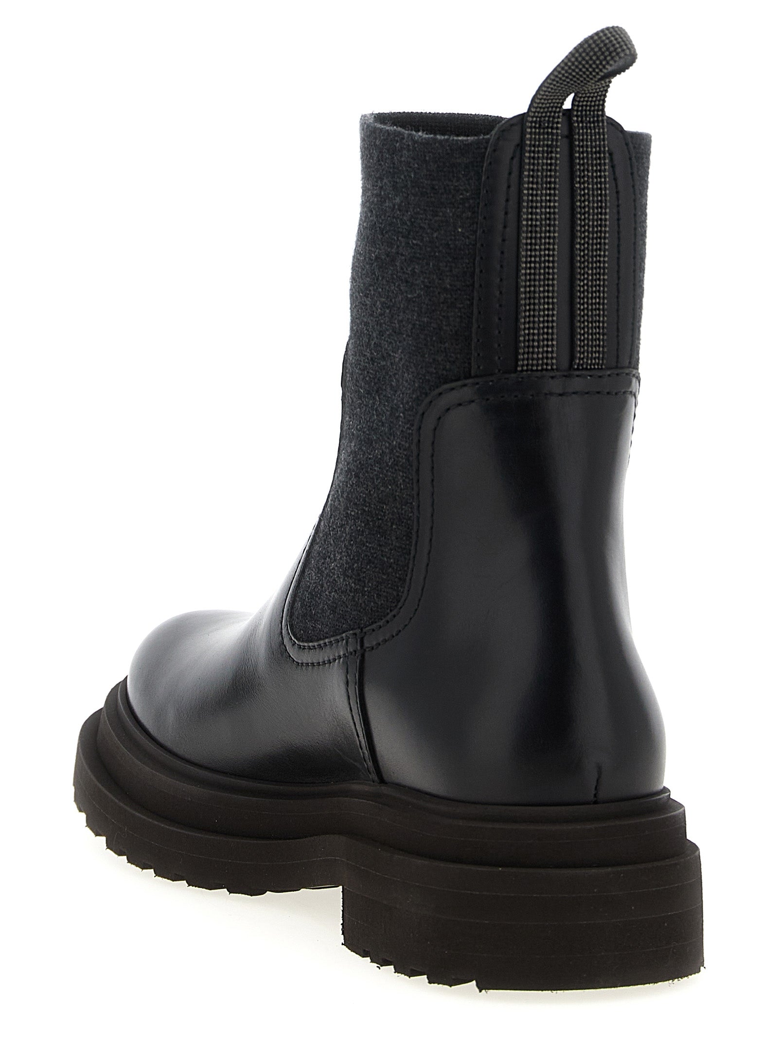 BRUNELLO CUCINELLI - BRUNELLO CUCINELLI - Precious Loop Detail ankle boots - Women’s Shoes