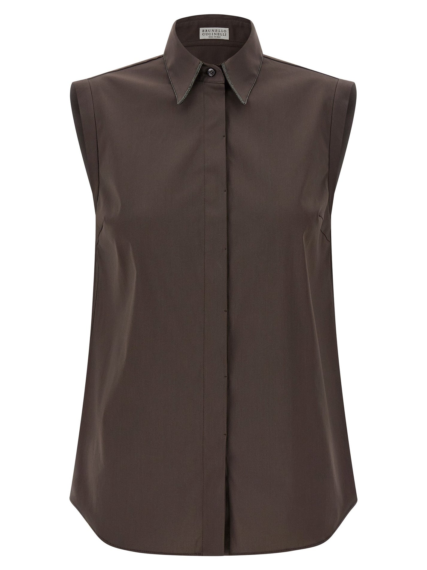BRUNELLO CUCINELLI - BRUNELLO CUCINELLI - Sleeveless shirt - Women’s Tops