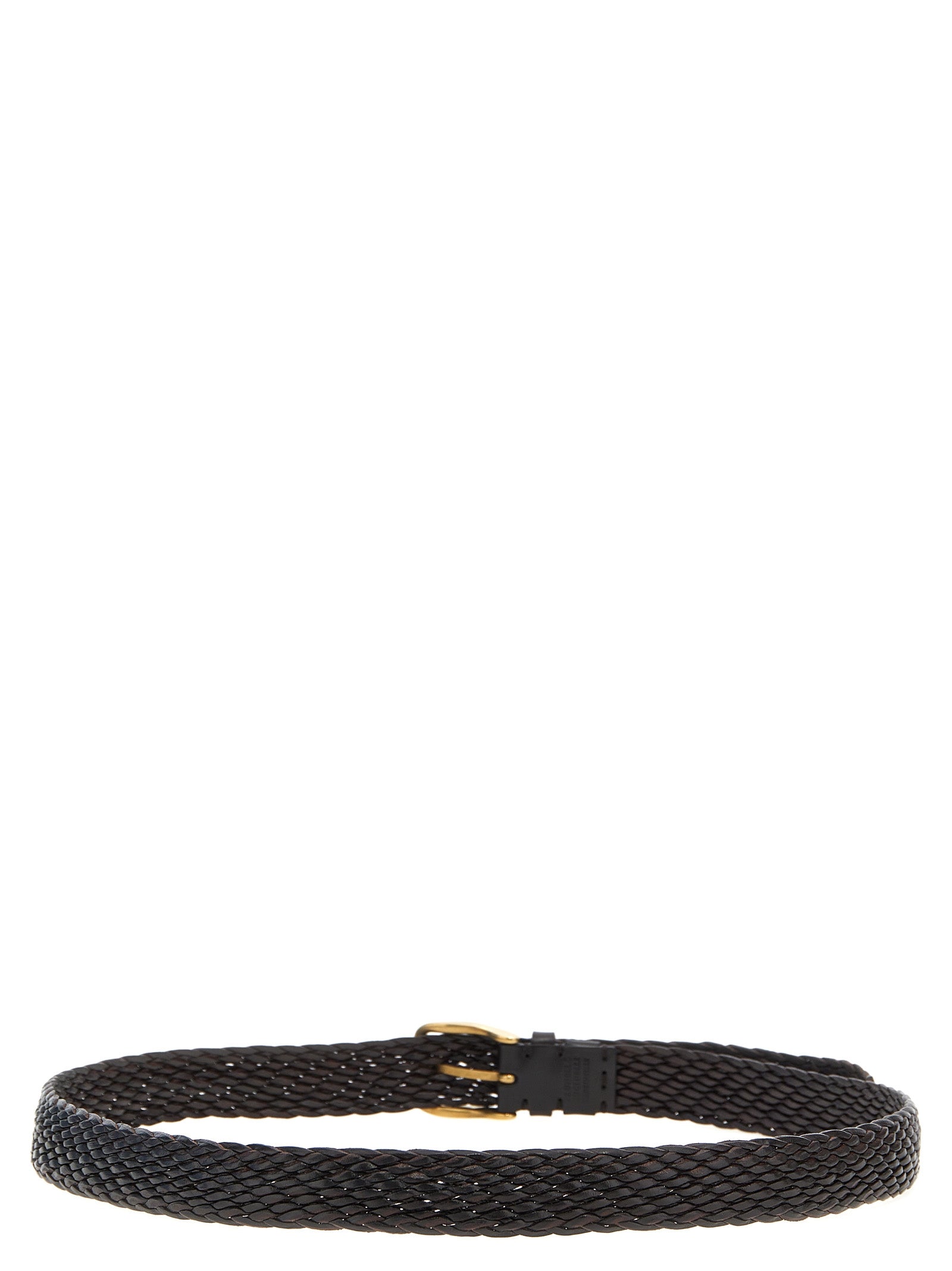 BRUNELLO CUCINELLI - BRUNELLO CUCINELLI - Braided leather belt - Men’s Accessories