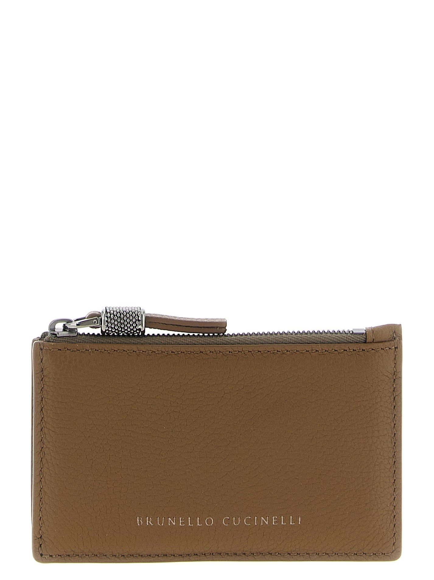 BRUNELLO CUCINELLI - BRUNELLO CUCINELLI - ’Shiny Zipper Pull’ card holder - Women’s Accessories
