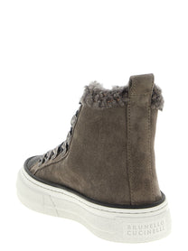 BRUNELLO CUCINELLI - BRUNELLO CUCINELLI - ’Precious Toe’ sneakers - Women’s Shoes