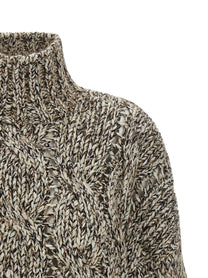 BRUNELLO CUCINELLI - BRUNELLO CUCINELLI - ’Dazzling Net’ sweater - Women’s Knitwear
