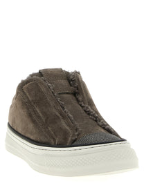 BRUNELLO CUCINELLI - BRUNELLO CUCINELLI - ’Precious Toe’ sneakers - Women’s Shoes