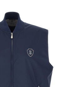BRUNELLO CUCINELLI - BRUNELLO CUCINELLI - Logo nylon vest - Men’s Outerwear