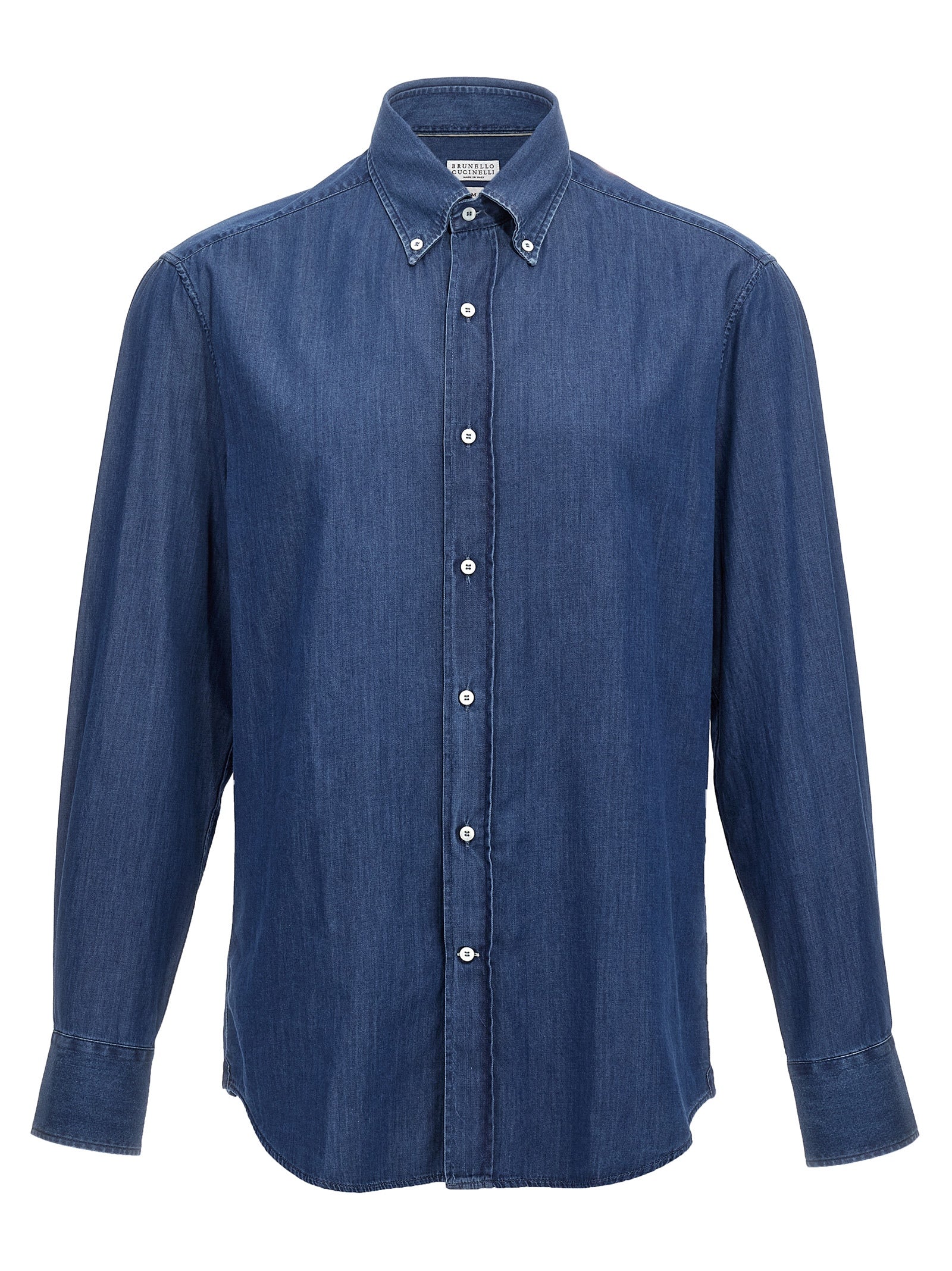 BRUNELLO CUCINELLI - BRUNELLO CUCINELLI - Chambray shirt - Men’s Tops