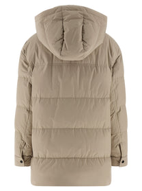 BRUNELLO CUCINELLI - BRUNELLO CUCINELLI - Knitted neck down jacket - Women’s Outerwear