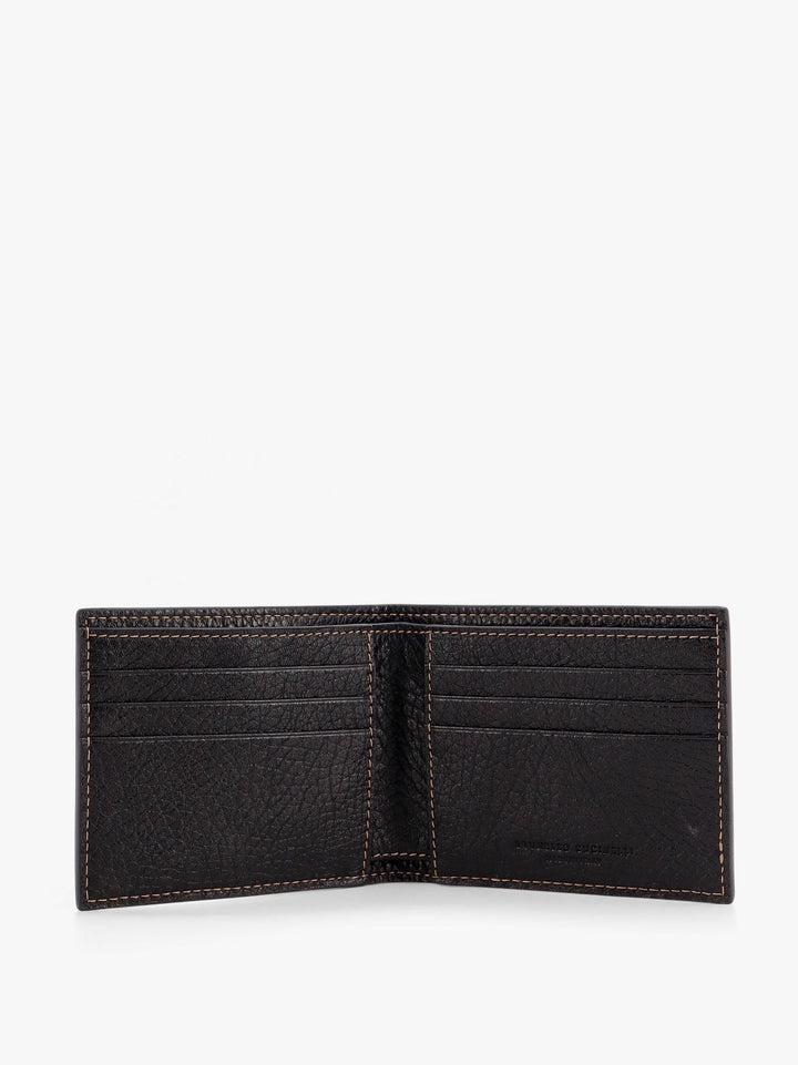 Brunello Cucinelli - Leather Wallet With Logo Engraving - Small Leather Goods