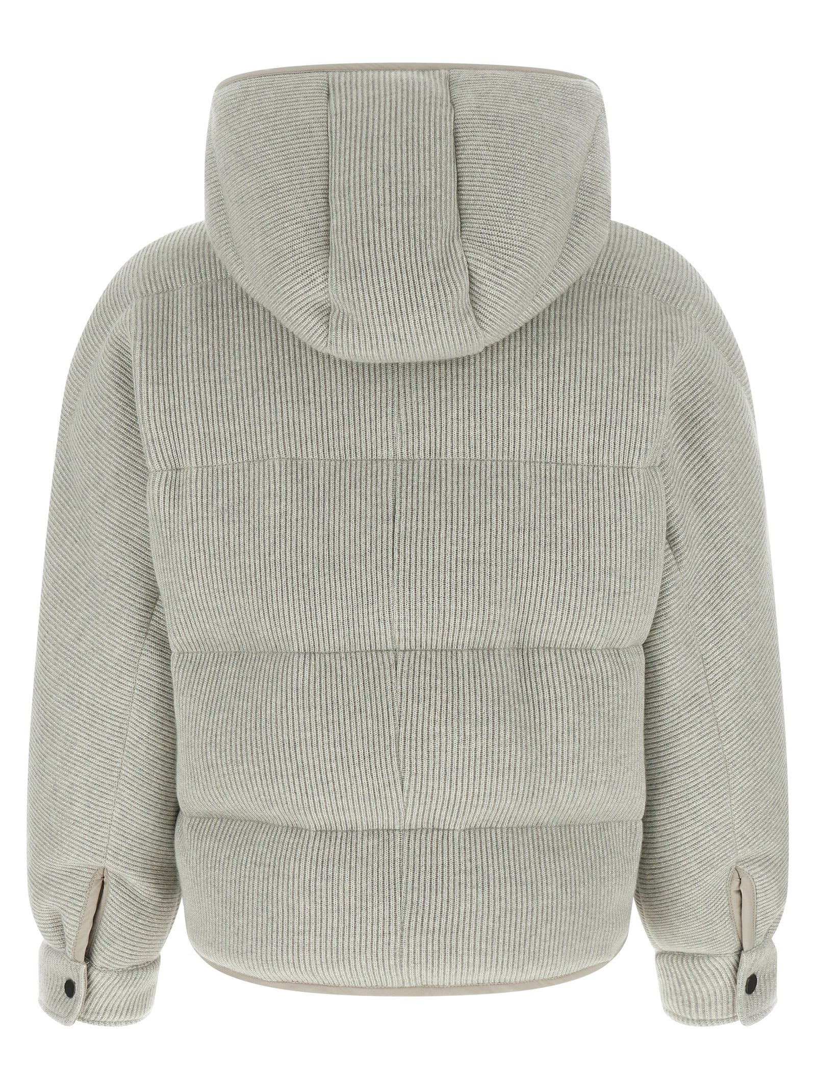 BRUNELLO CUCINELLI - BRUNELLO CUCINELLI - Lame wool down jacket - Women’s Outerwear