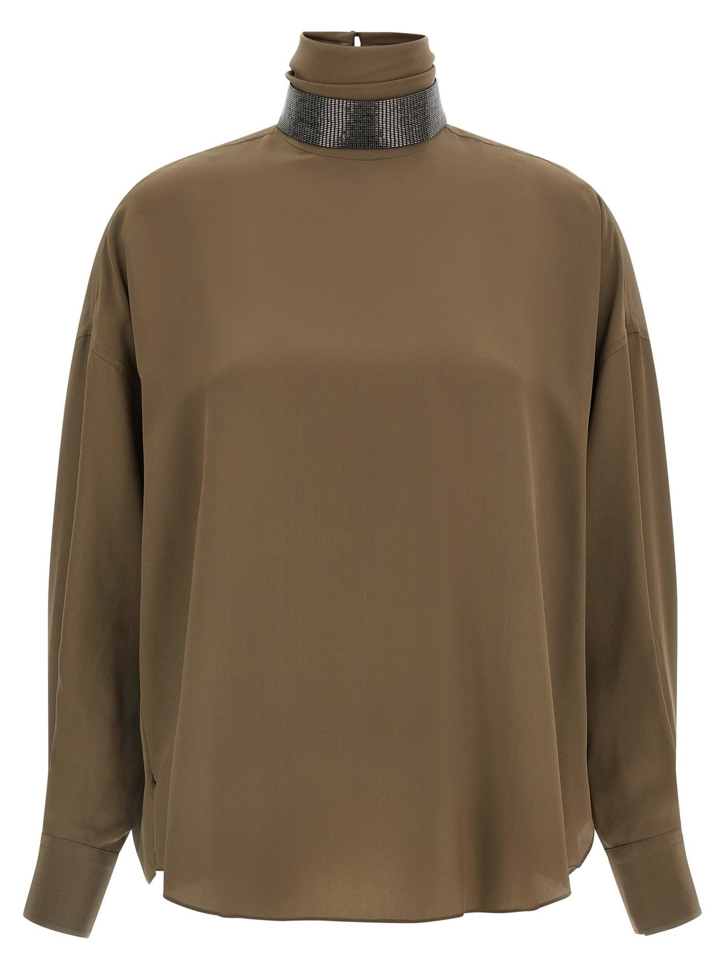 BRUNELLO CUCINELLI - BRUNELLO CUCINELLI - Silk blouse - Women’s Tops