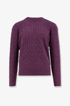 Brunello Cucinelli Men's Cable Knit Cashmere Sweater Beige