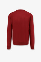 Brunello Cucinelli Men's Cahmere and Silk Sweater Red, view 2