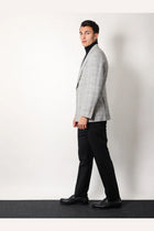 Brunello Cucinelli Men's Cashmere and Silk Turtleneck Black, view 2