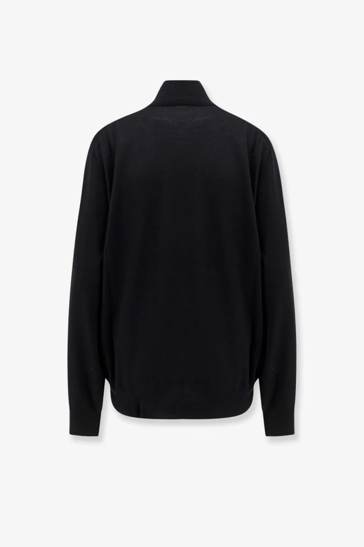 Brunello Cucinelli Men's Cashmere and Silk Turtleneck Black, view 5
