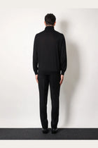 Brunello Cucinelli Men's Cashmere and Silk Turtleneck Black, view 4