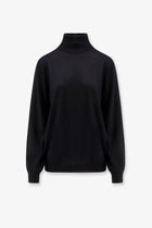 Brunello Cucinelli Men's Cashmere and Silk Turtleneck Black