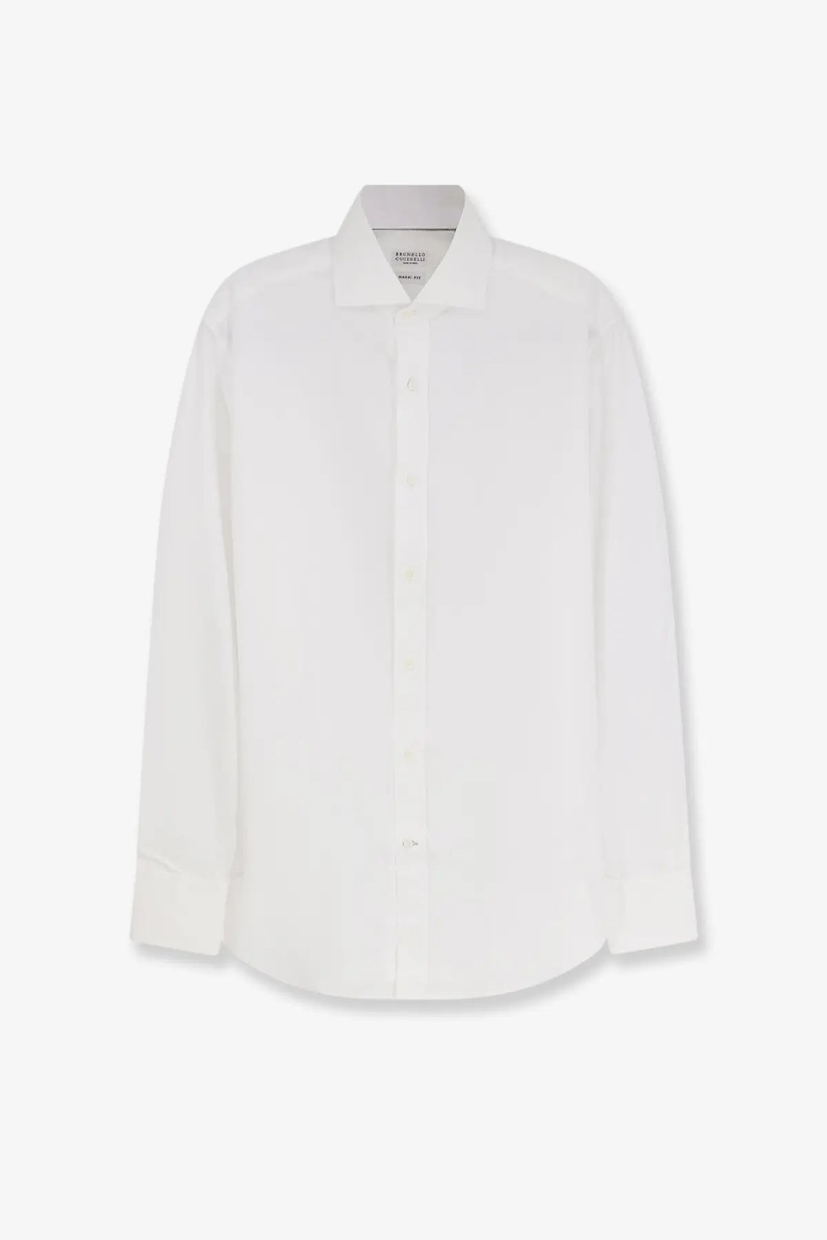 Brunello Cucinelli Men's Cotton Shirt White