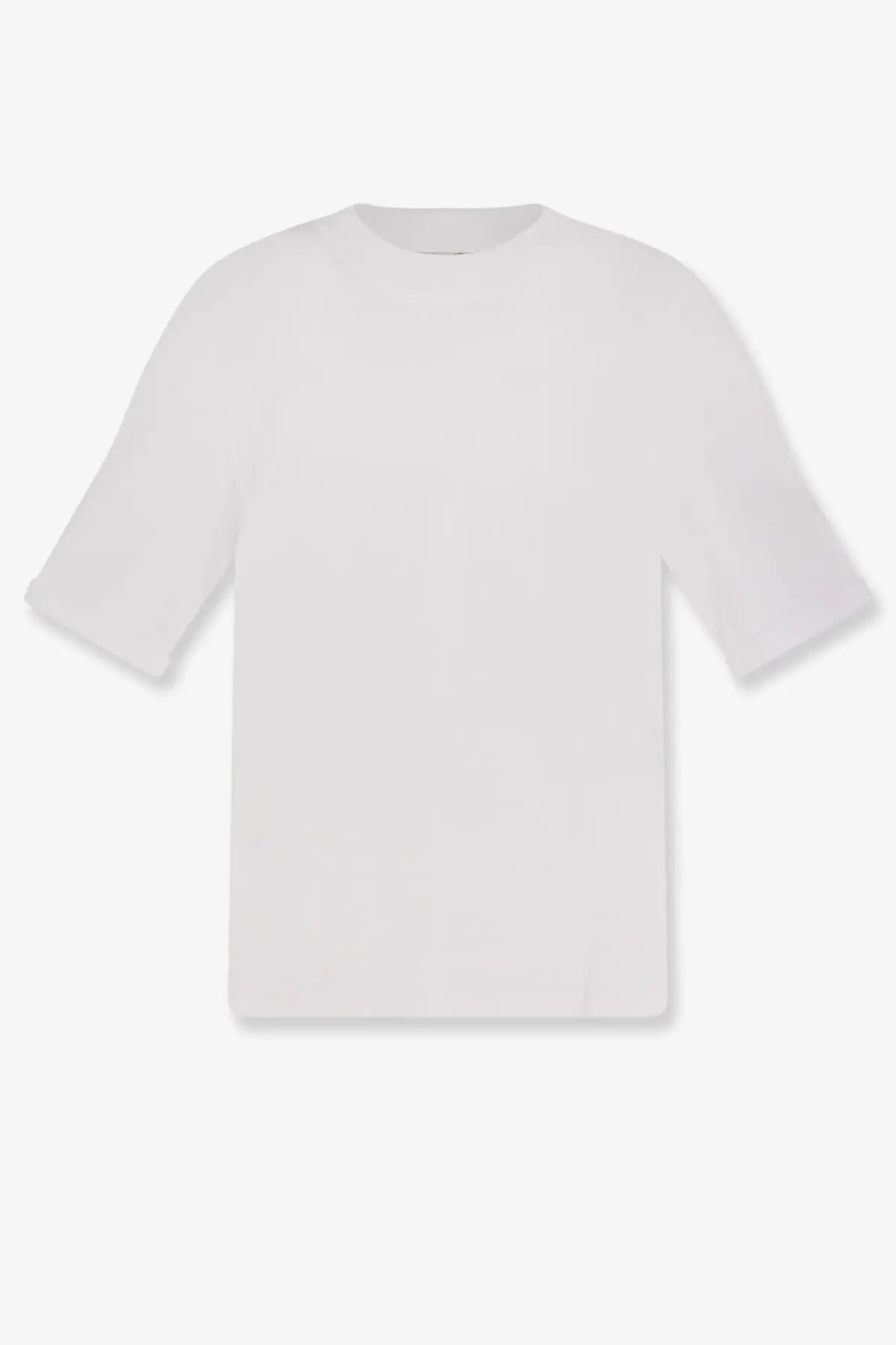 Brunello Cucinelli men’s white cotton short-sleeved t-shirt with a minimalist crew neckline