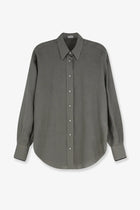Brunello Cucinelli Women's Linen Shirt Green