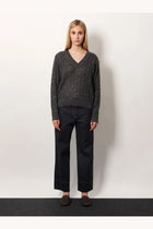 Brunello Cucinelli Women's Wool Blend Sweater Grey, view 3