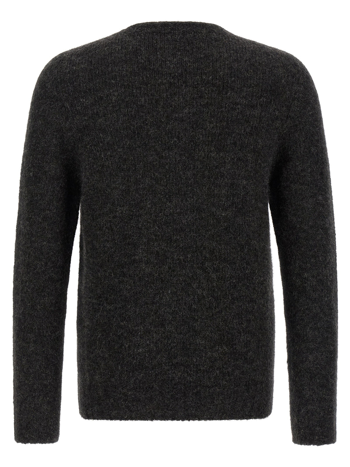 Oliver Lattughi Brushed Alpaca Sweater Grey