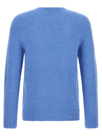 Oliver Lattughi Brushed Alpaca Sweater Blue
