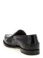 PRADA Brushed Leather Loafers Black, view 3