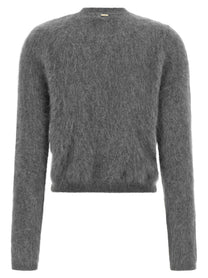 TWINSET Brushed Wool Sweater Grey