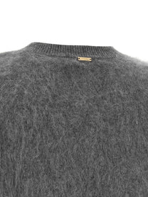 TWINSET Brushed Wool Sweater Grey