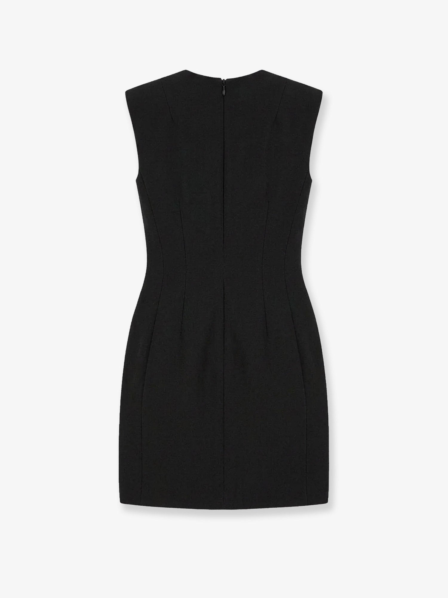 The Frankie Shop Women's Bryn Structured Short Dress Black