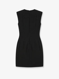 The Frankie Shop Women's Bryn Structured Short Dress Black