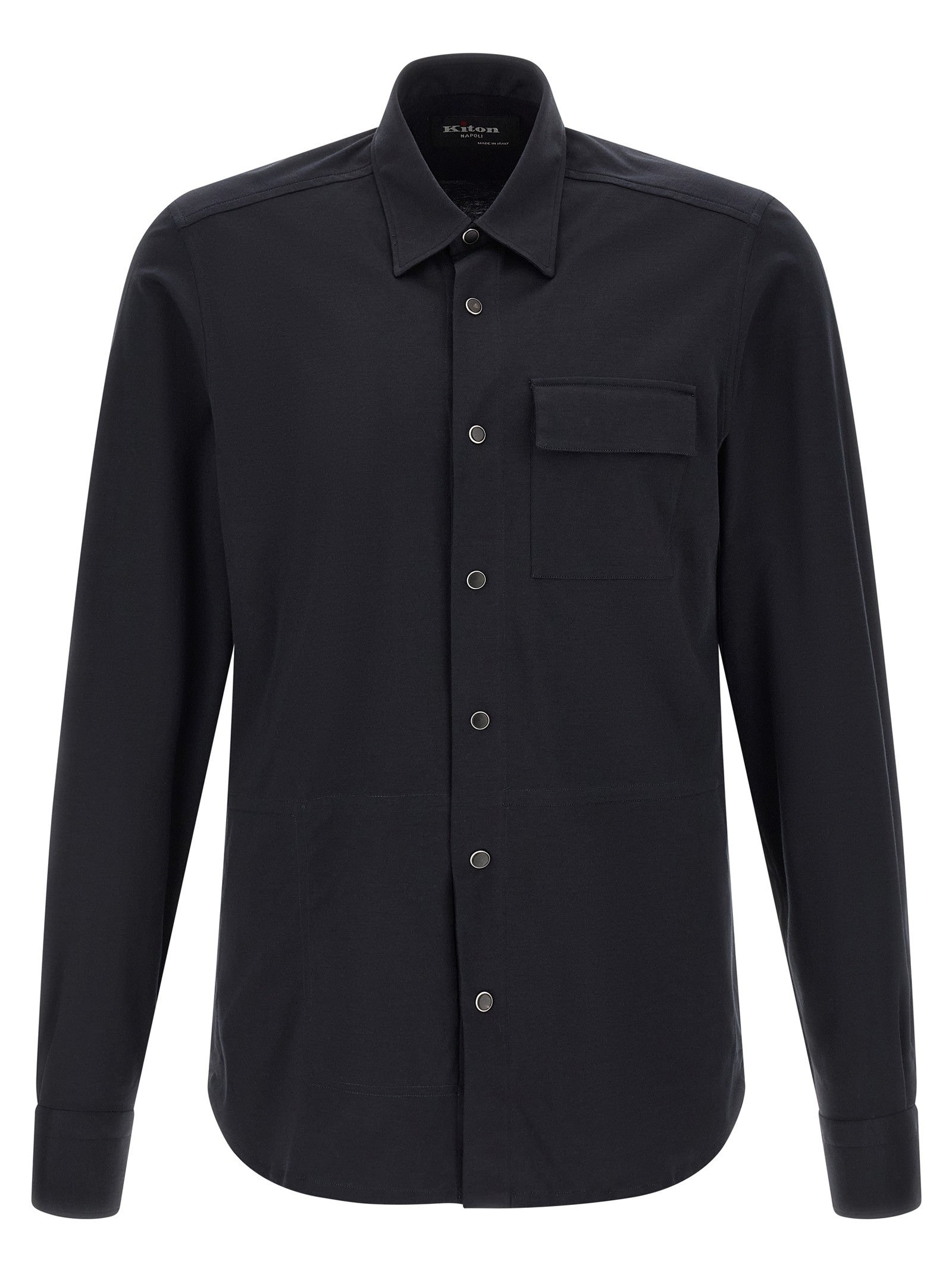 Kiton Buba Shirt Blue