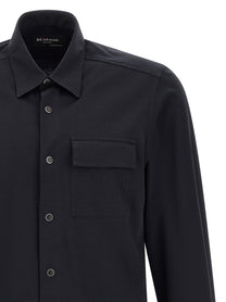 Kiton Buba Shirt Blue