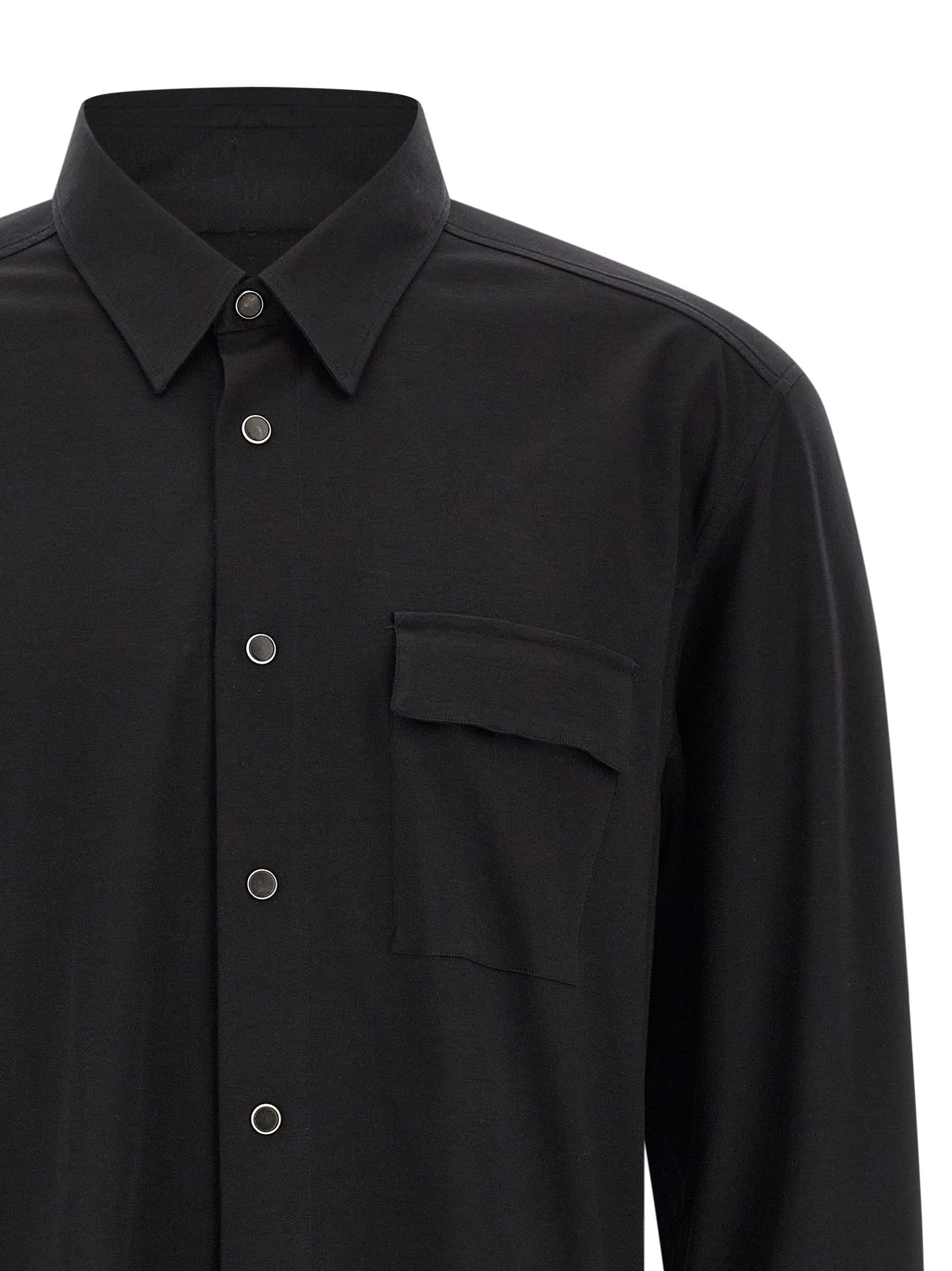 Kiton Buba Shirt Black