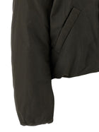 Lemaire Bubble Collar Cropped Down Jacket Brown, view 4