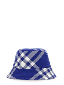 Burberry Unisex Bucket Check Hat Purple