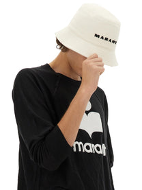 Isabel Marant Men's Bucket Hat Haley Beige