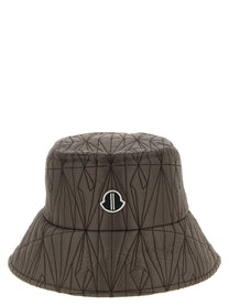 Rick Owens Bucket Hat Moncler + Rick Owens Brown