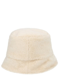 Moncler Women's Bucket Hat Teddy Effect Beige