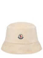 Moncler Women's Bucket Hat Teddy Effect Beige