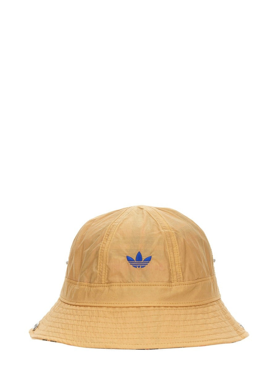 adidas Originals by Wales Bonner Unisex Bucket Hat Beige, view 4