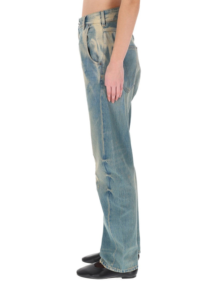 Vivienne Westwood Women's Buckle Back Jeans Blue, view 3