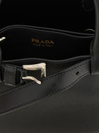 PRADA Buckle Small Handbag Black, view 4