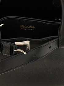 PRADA Buckle Small Handbag Black
