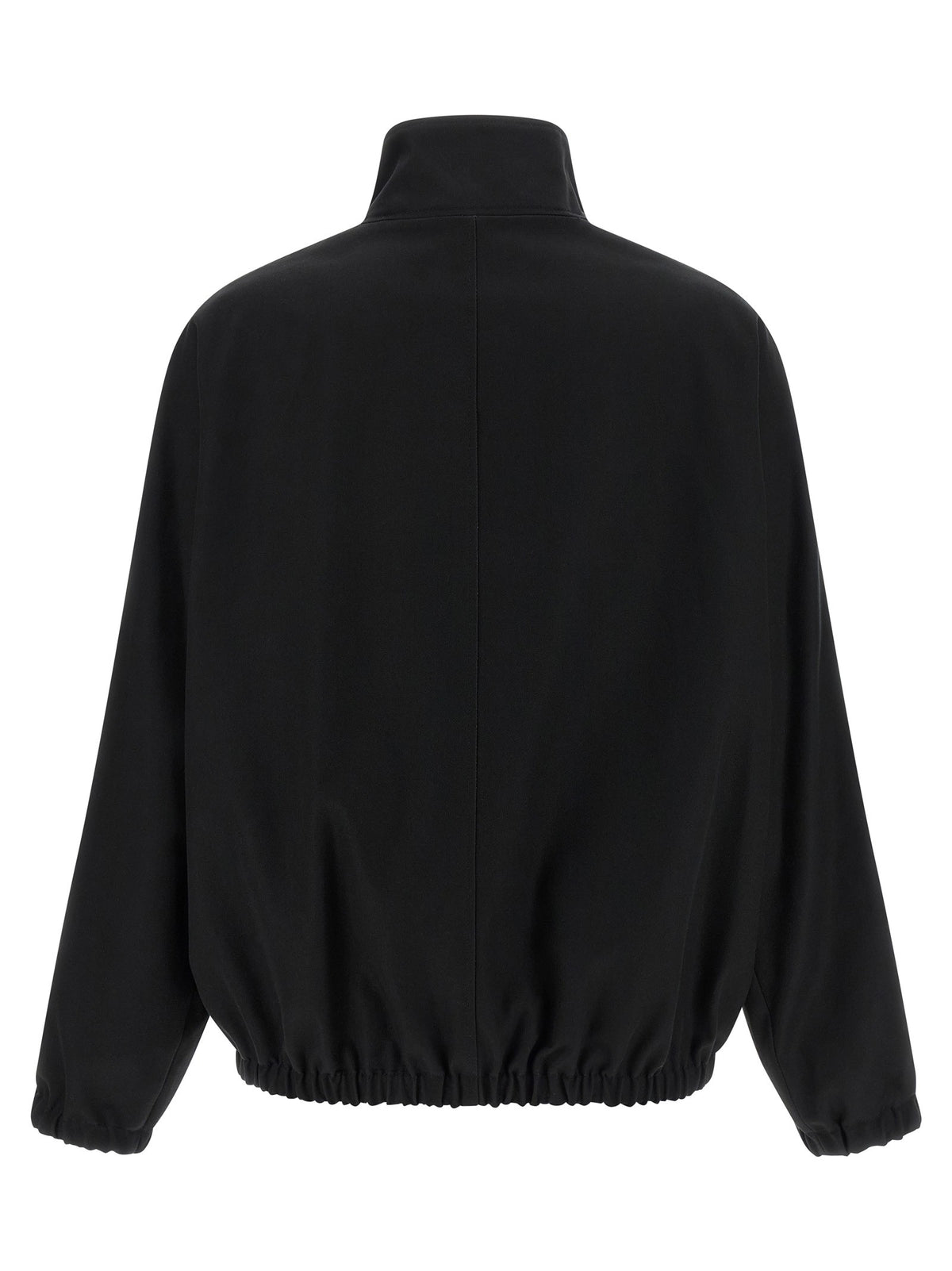 courrèges Buckle Zipped Bomber Jacket Black, view 2