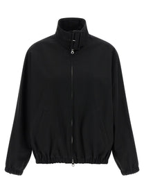courrèges Buckle Zipped Bomber Jacket Black
